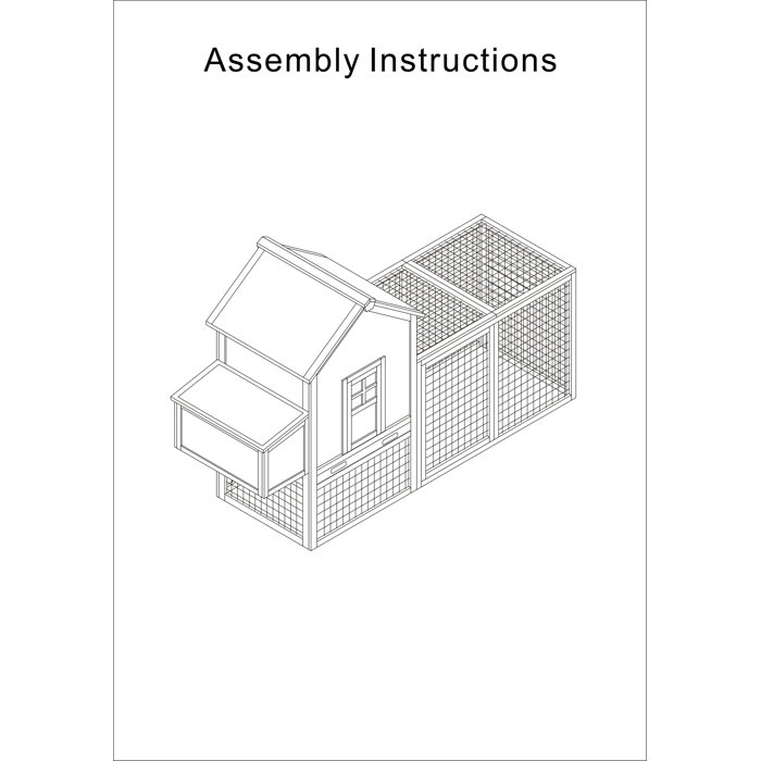 Tucker Murphy Pet™ Zebediah Chicken Coop with Chicken Run & Reviews